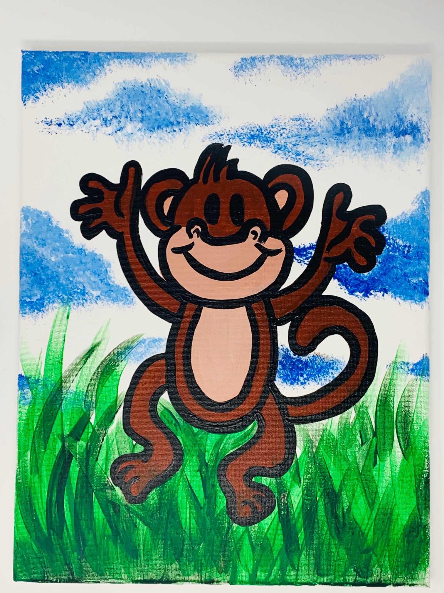 Monkeying around silly Kids Paint Kit